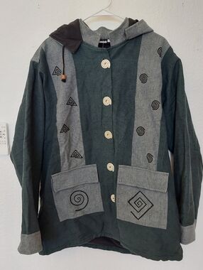 Venus Spiral Jacked Gray Black Anime Cute Jacket Long Sleeve